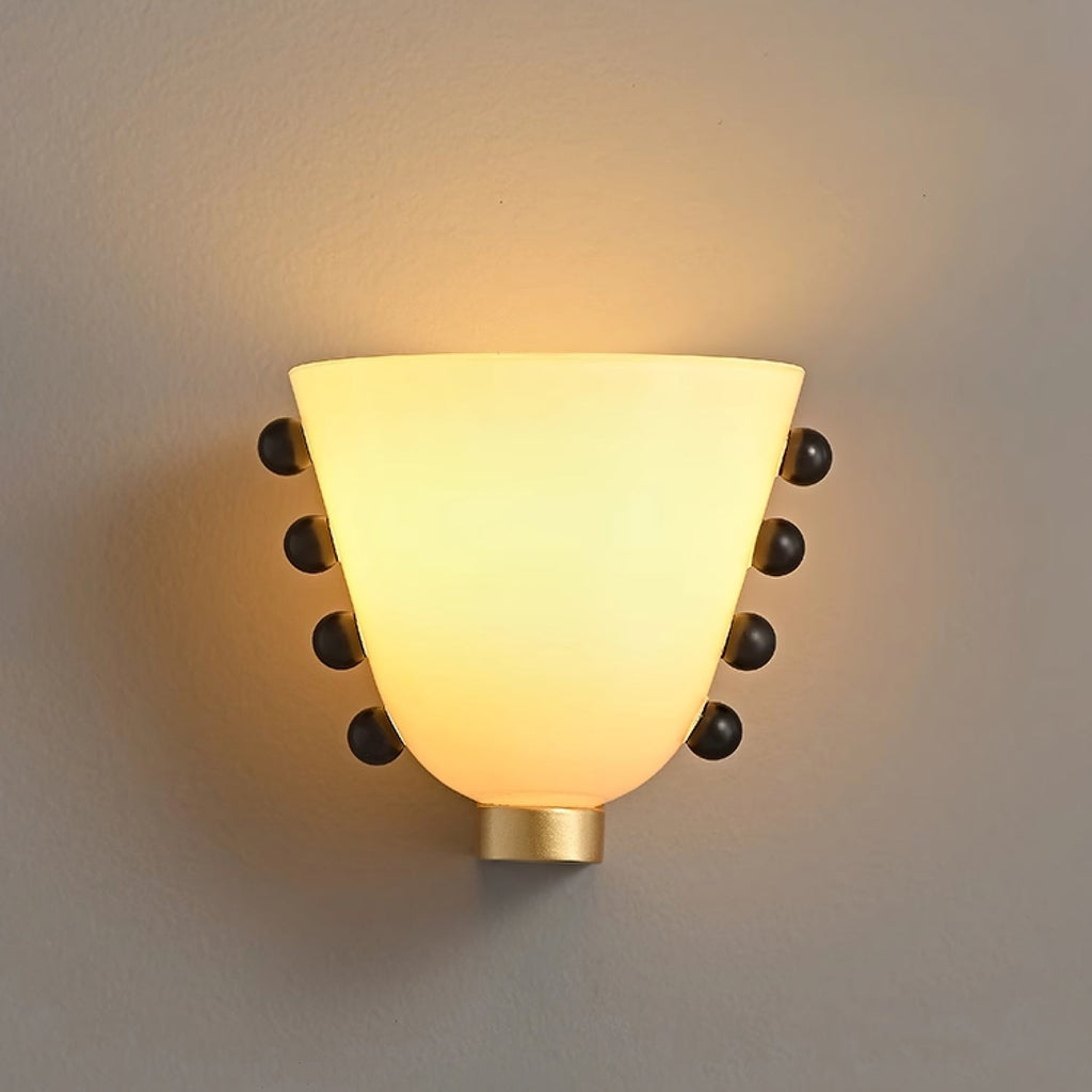 Velora Glass Orb Wall Sconce