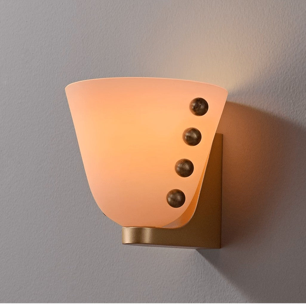 Velora Glass Orb Wall Sconce