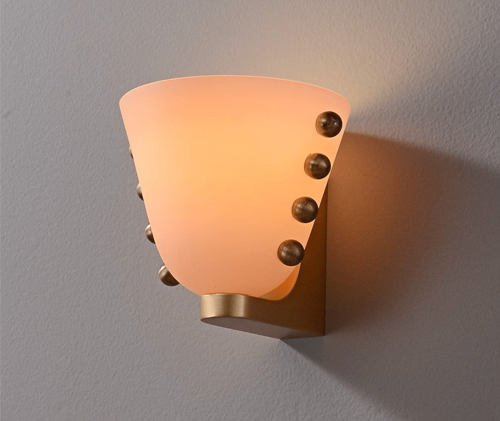 Velora Glass Orb Wall Sconce