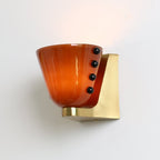 Velora Glass Orb Wall Sconce