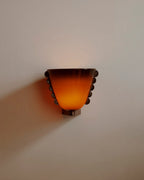 Velora Glass Orb Wall Sconce