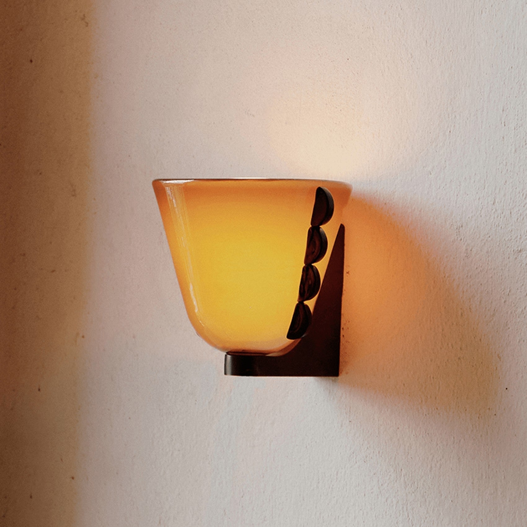Velora Glass Orb Wall Sconce