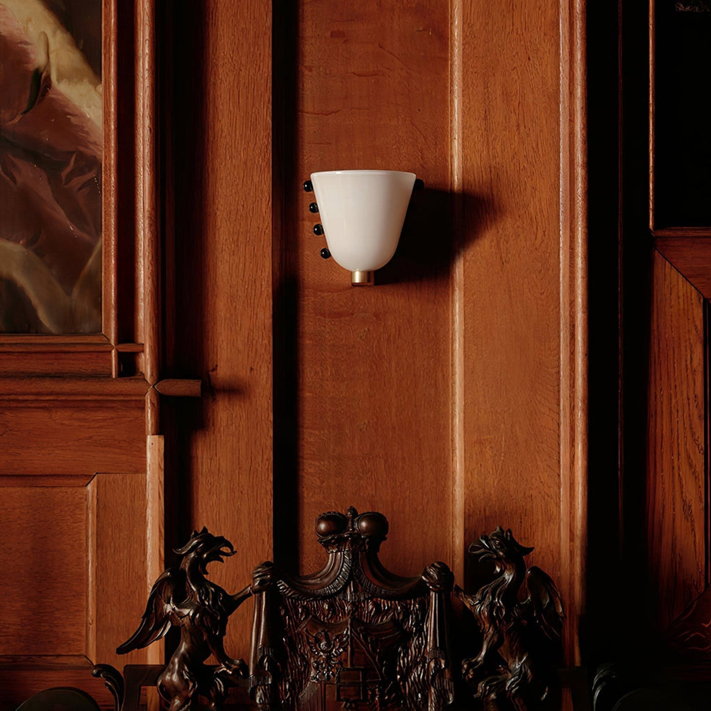 Velora Glass Orb Wall Sconce
