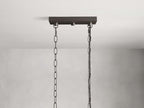 Venturo Fluted Glass Linear Island Chandelier