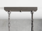 Venturo Fluted Glass Linear Island Chandelier