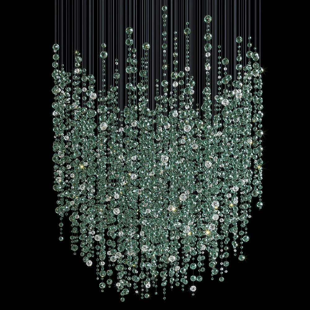 Verdantia Crystal Cascade Chandelier