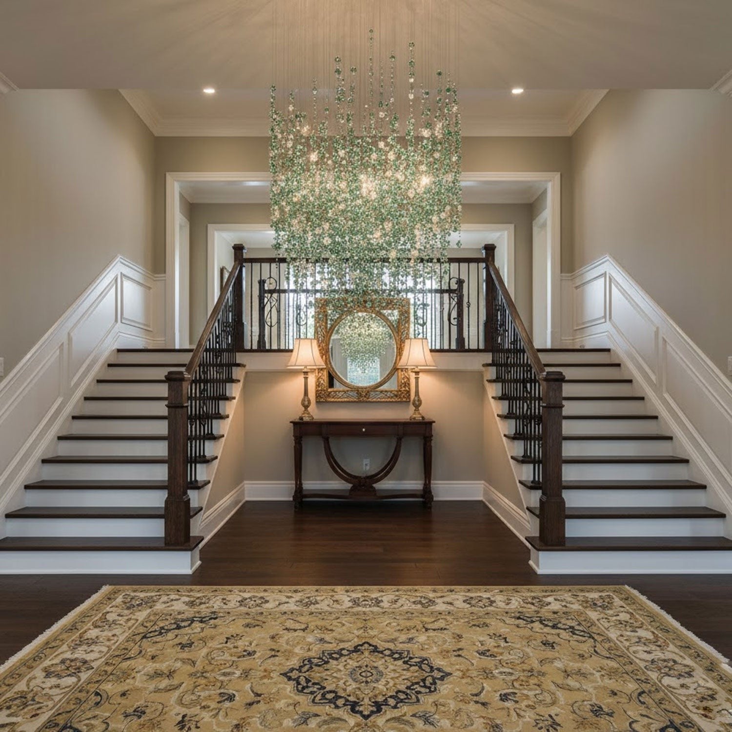 Verdantia Crystal Cascade Chandelier