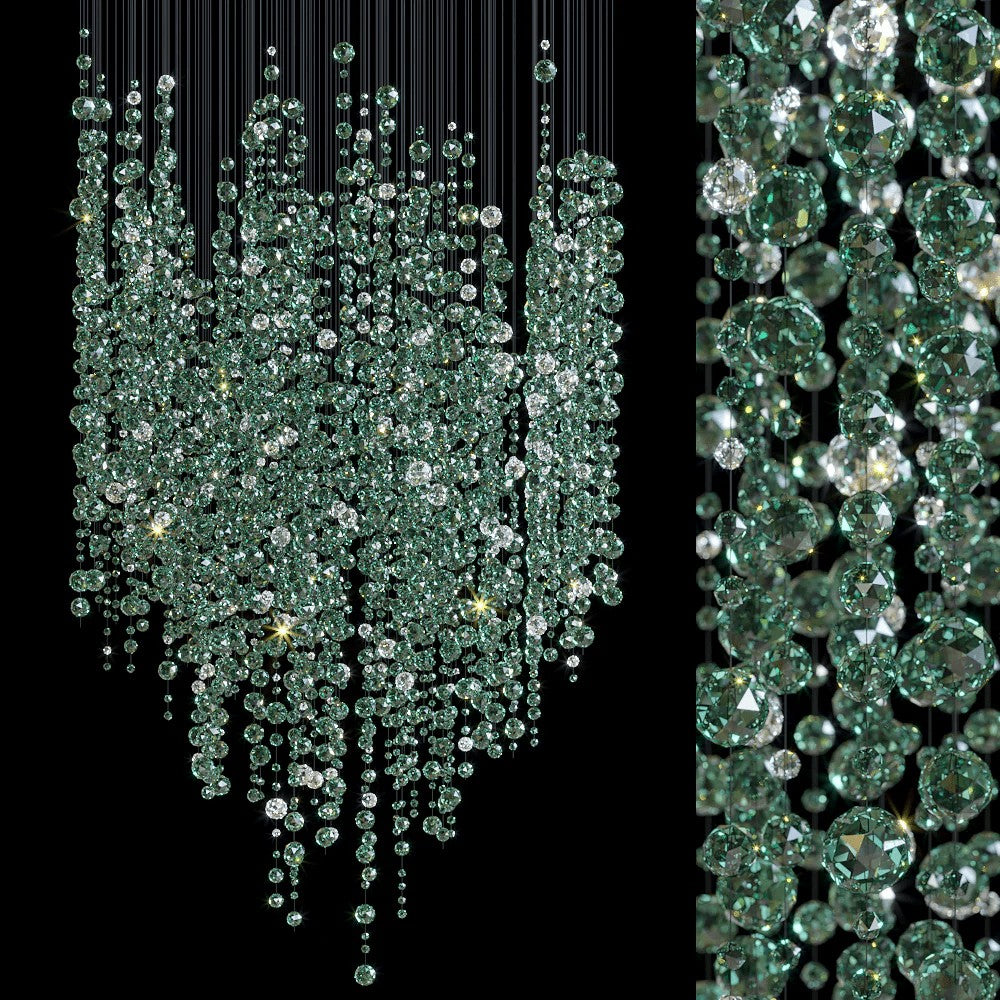 Verdantia Crystal Cascade Chandelier