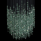 Verdantia Crystal Cascade Chandelier