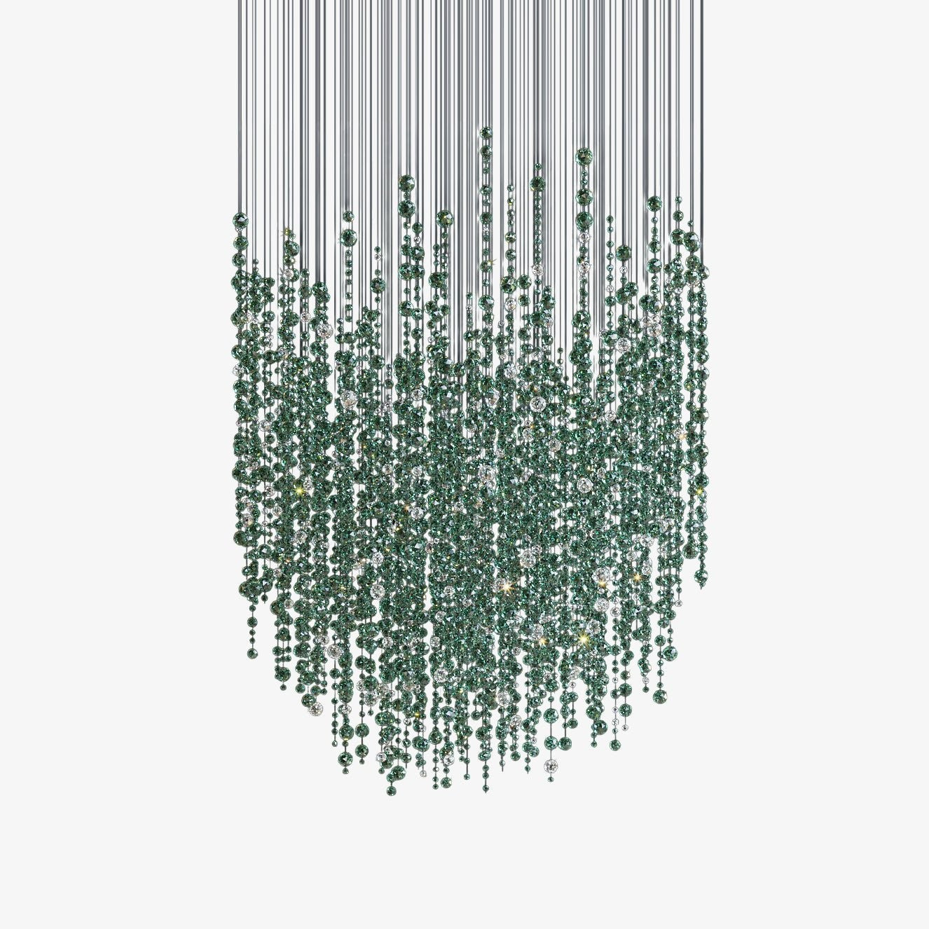 Verdantia Crystal Cascade Chandelier