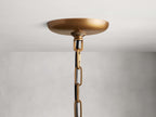 Verona Textured Glass Halo Chandelier