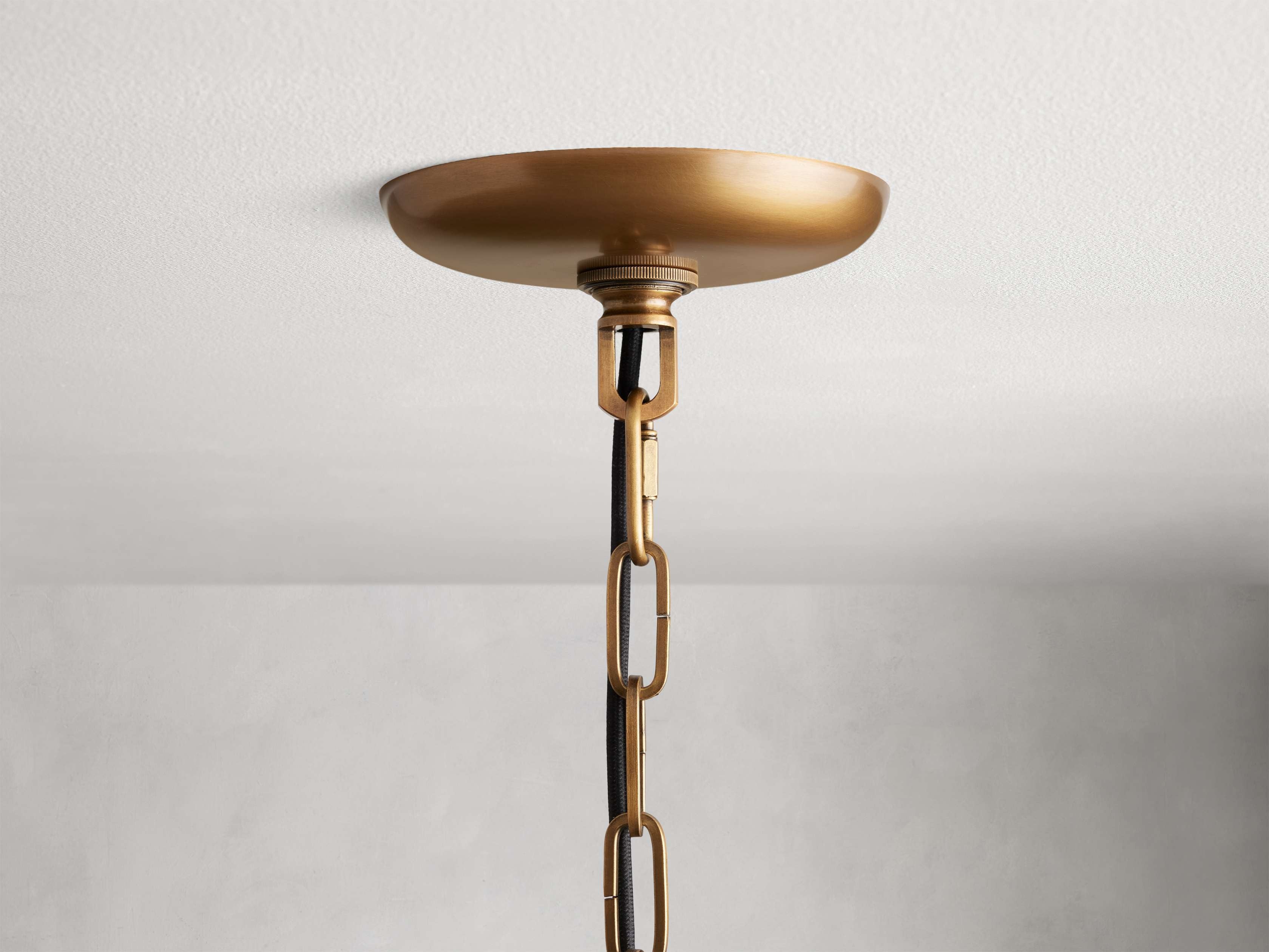 Verona Textured Glass Halo Chandelier