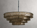 Verona Textured Glass Halo Chandelier