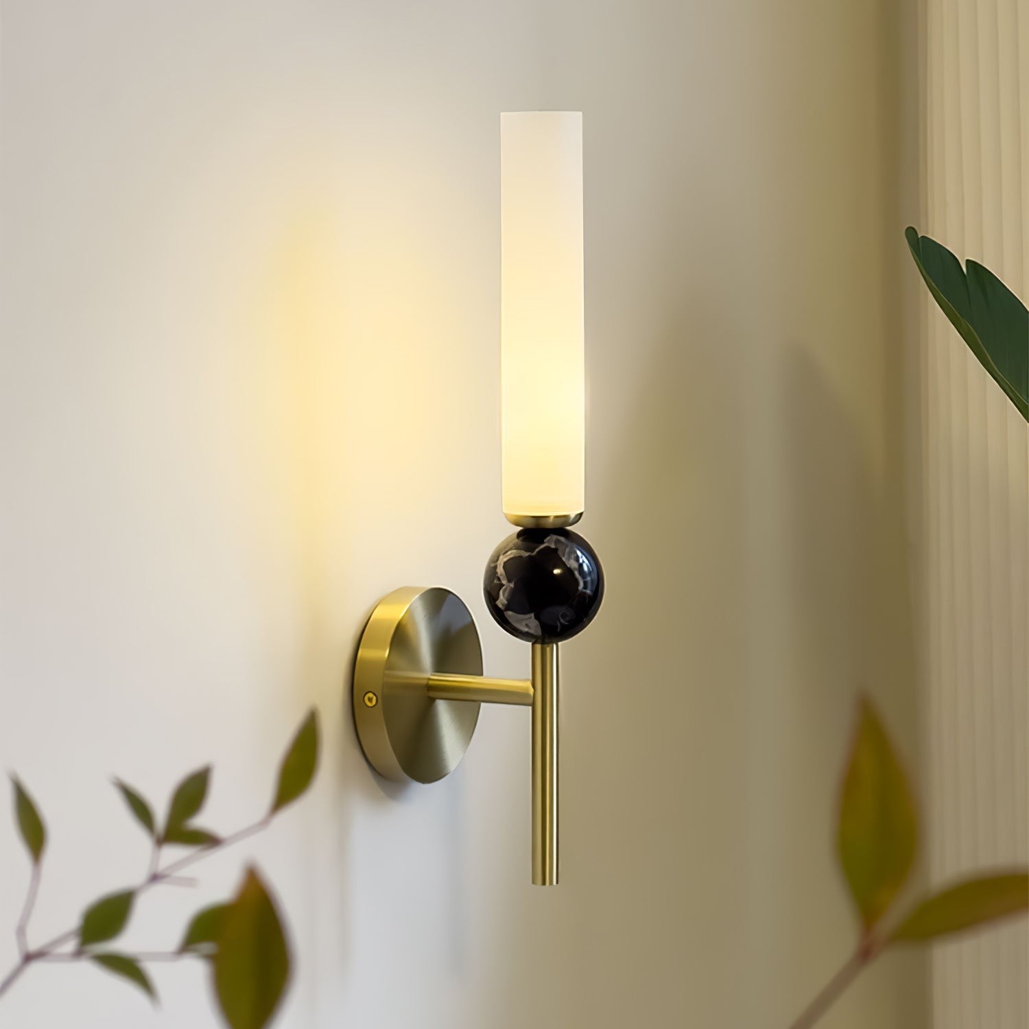 Vertessa Marble Accent Wall Lamp