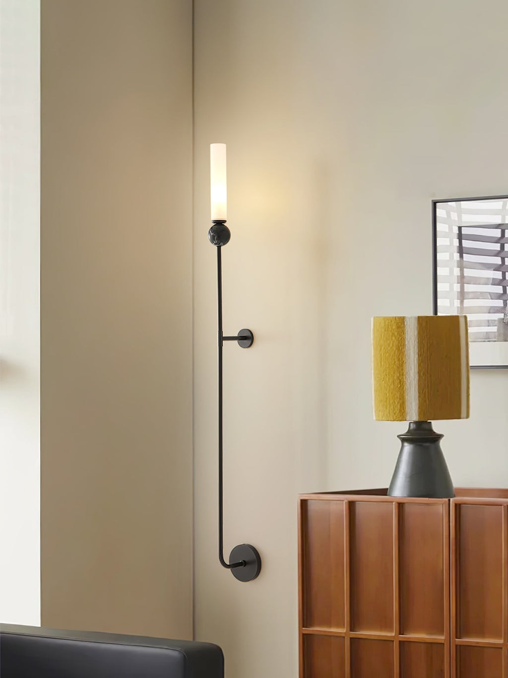 Vertessa Marble Accent Wall Lamp