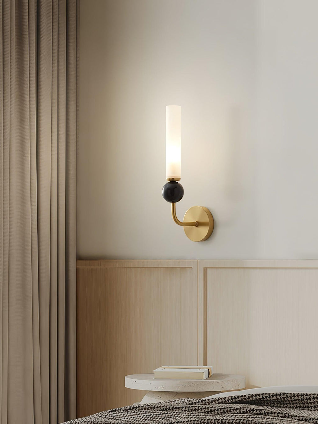 Vertessa Marble Accent Wall Lamp