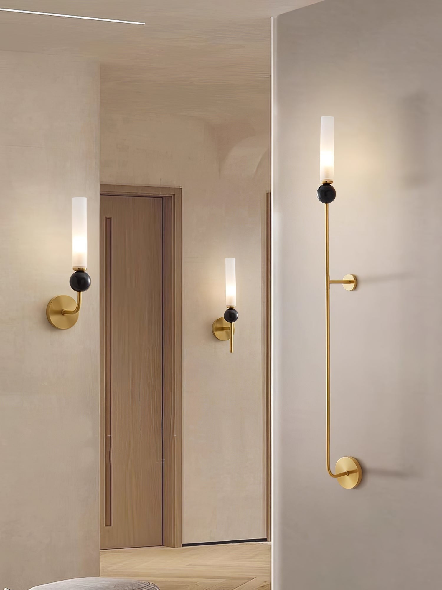 Vertessa Marble Accent Wall Lamp