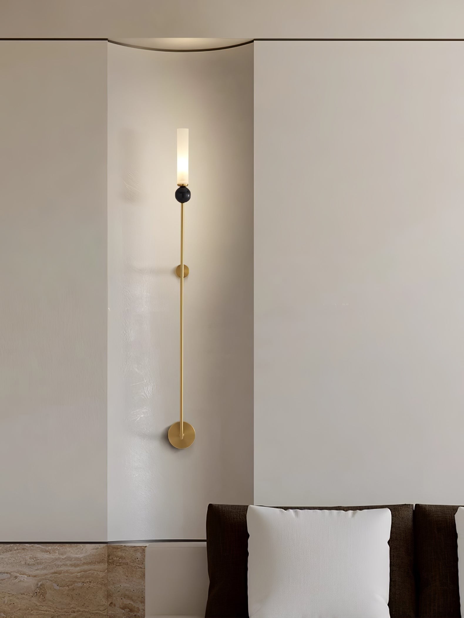 Vertessa Marble Accent Wall Lamp