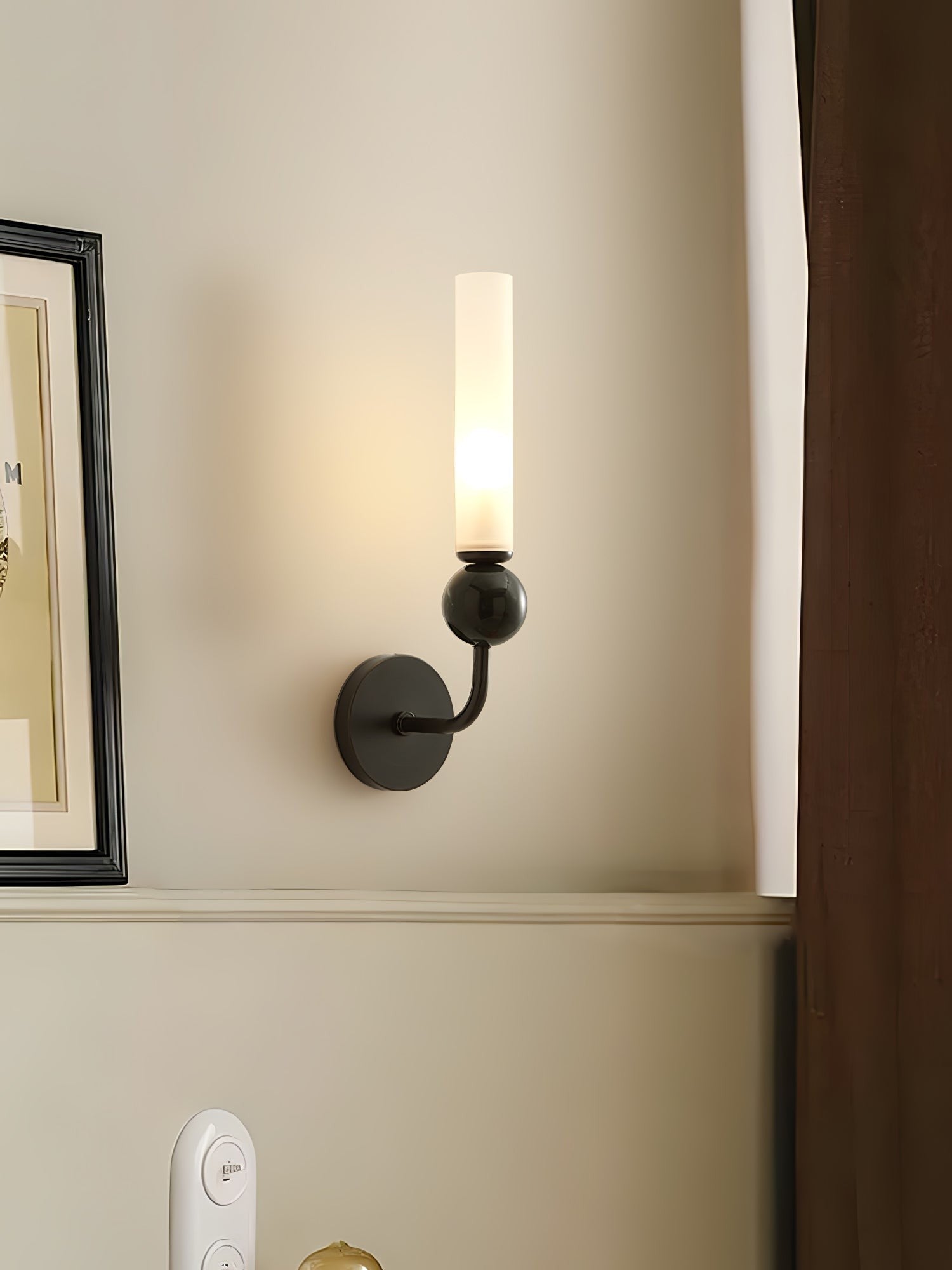 Vertessa Marble Accent Wall Lamp