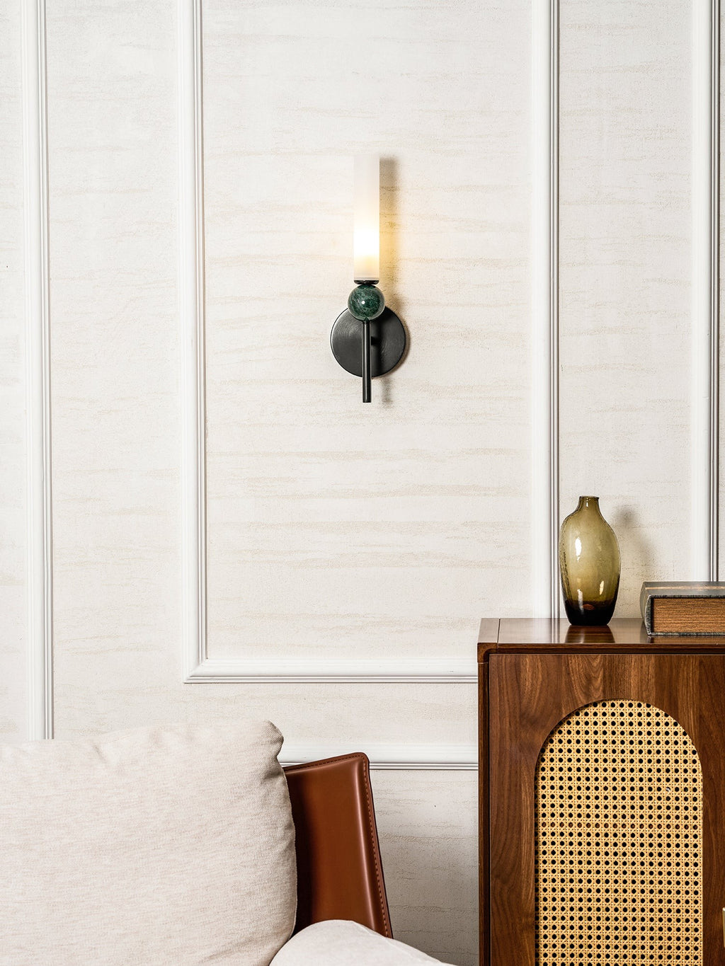Vertessa Marble Accent Wall Lamp