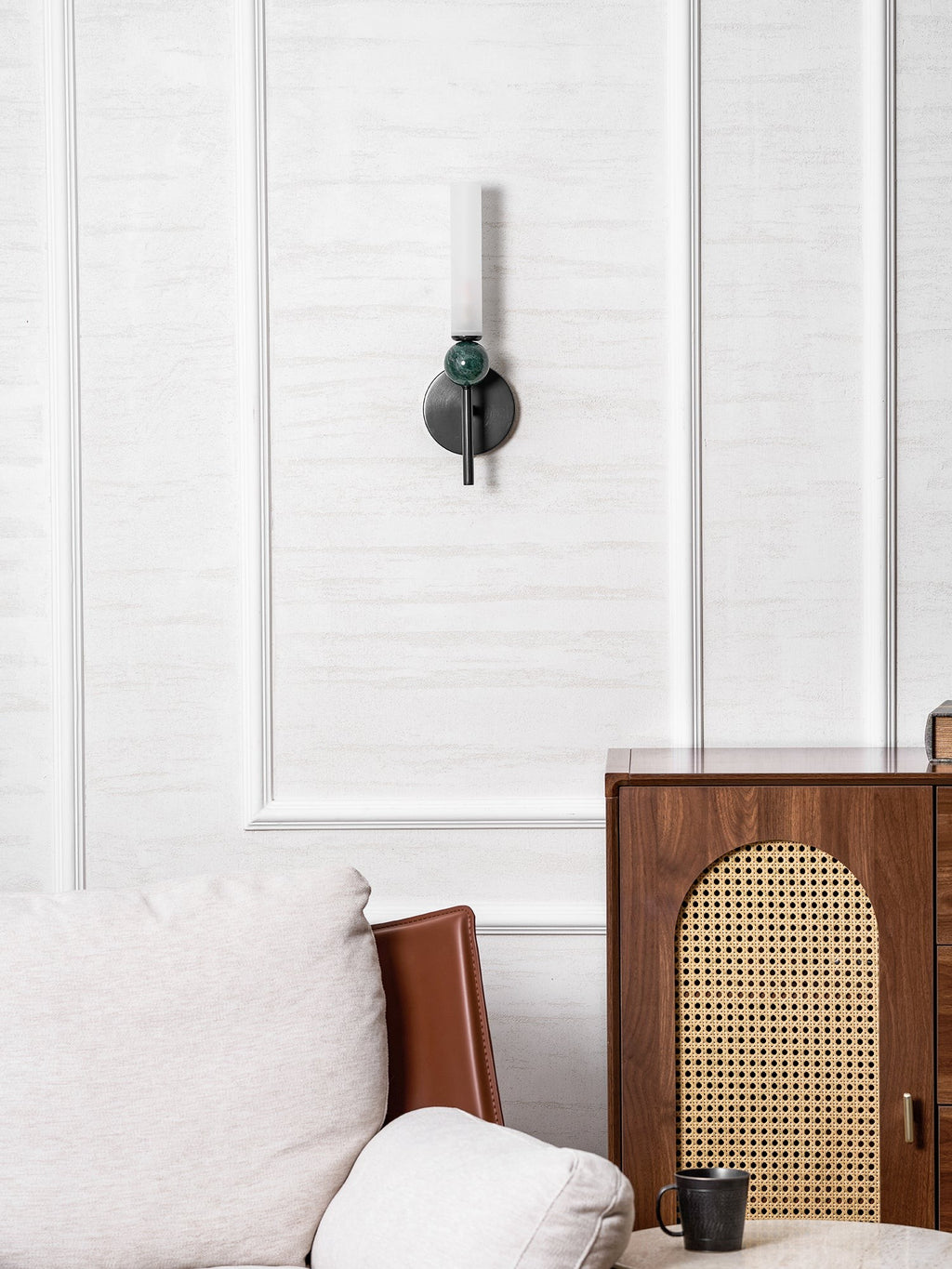 Vertessa Marble Accent Wall Lamp