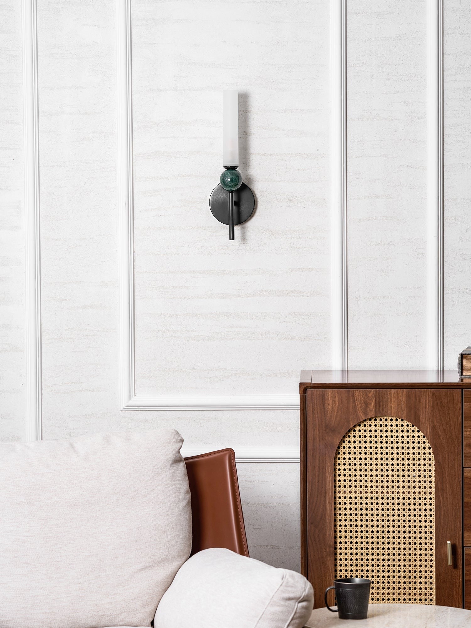 Vertessa Marble Accent Wall Lamp