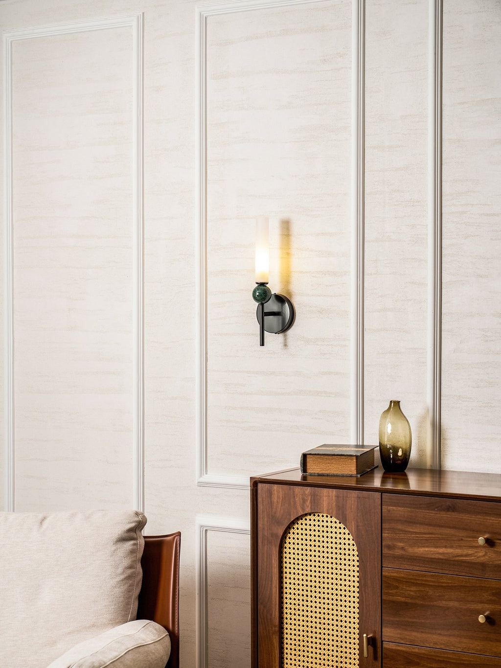Vertessa Marble Accent Wall Lamp