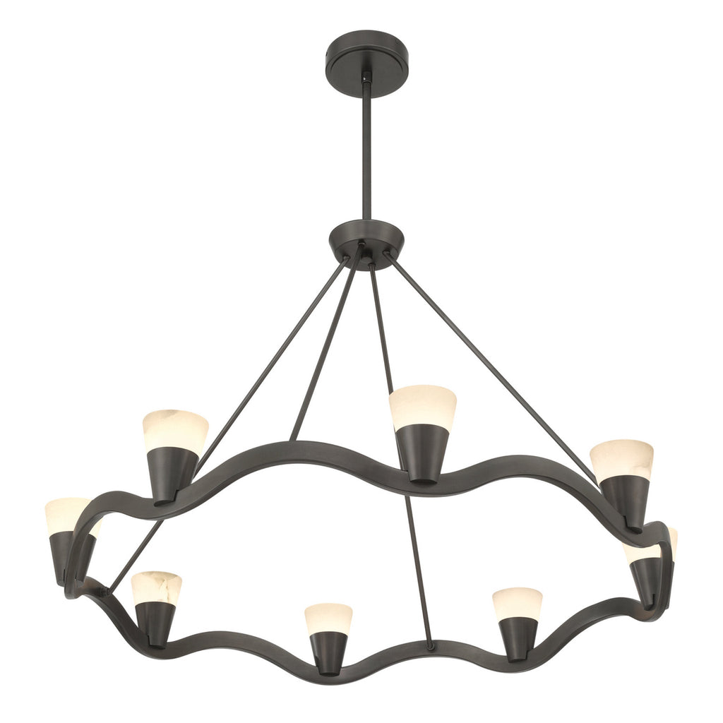 Vance 39'' Integrated LED Bronze Noir Chandelier Bronze 39"W x 26"H x 39"D