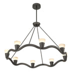 Vance 39'' Integrated LED Bronze Noir Chandelier Bronze 39"W x 26"H x 39"D