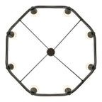 Vance 39'' Integrated LED Bronze Noir Chandelier Bronze 39"W x 26"H x 39"D