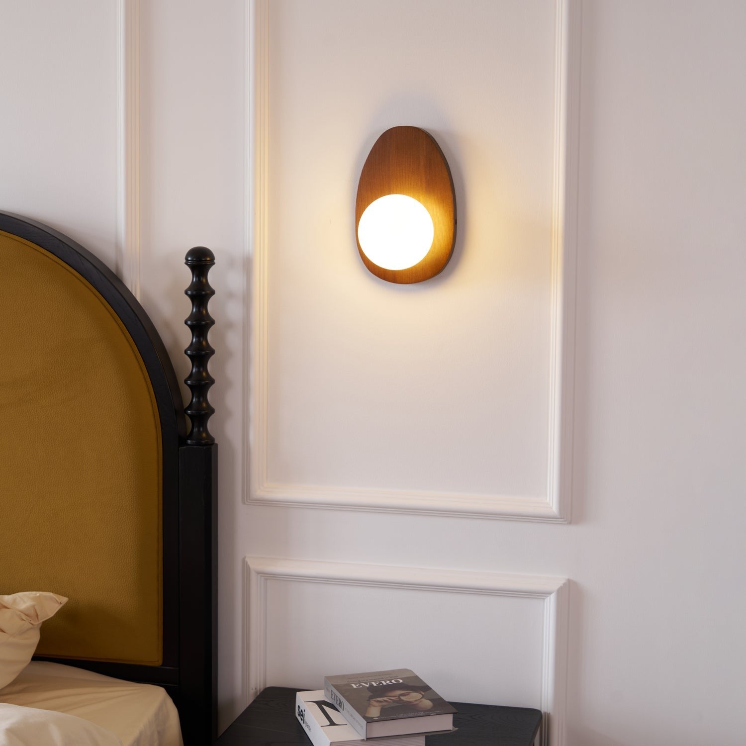 Walnora Globe Wall Lamp