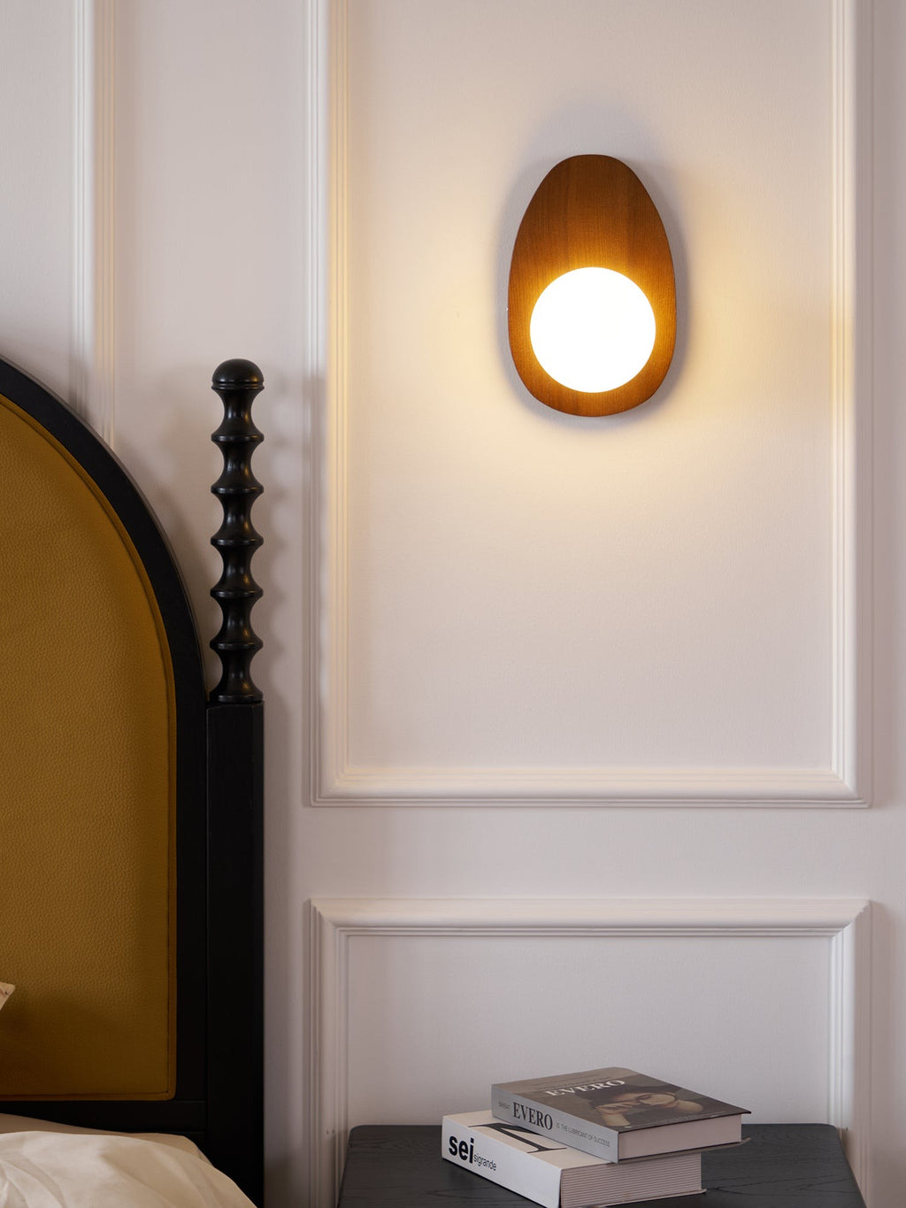Walnora Globe Wall Lamp