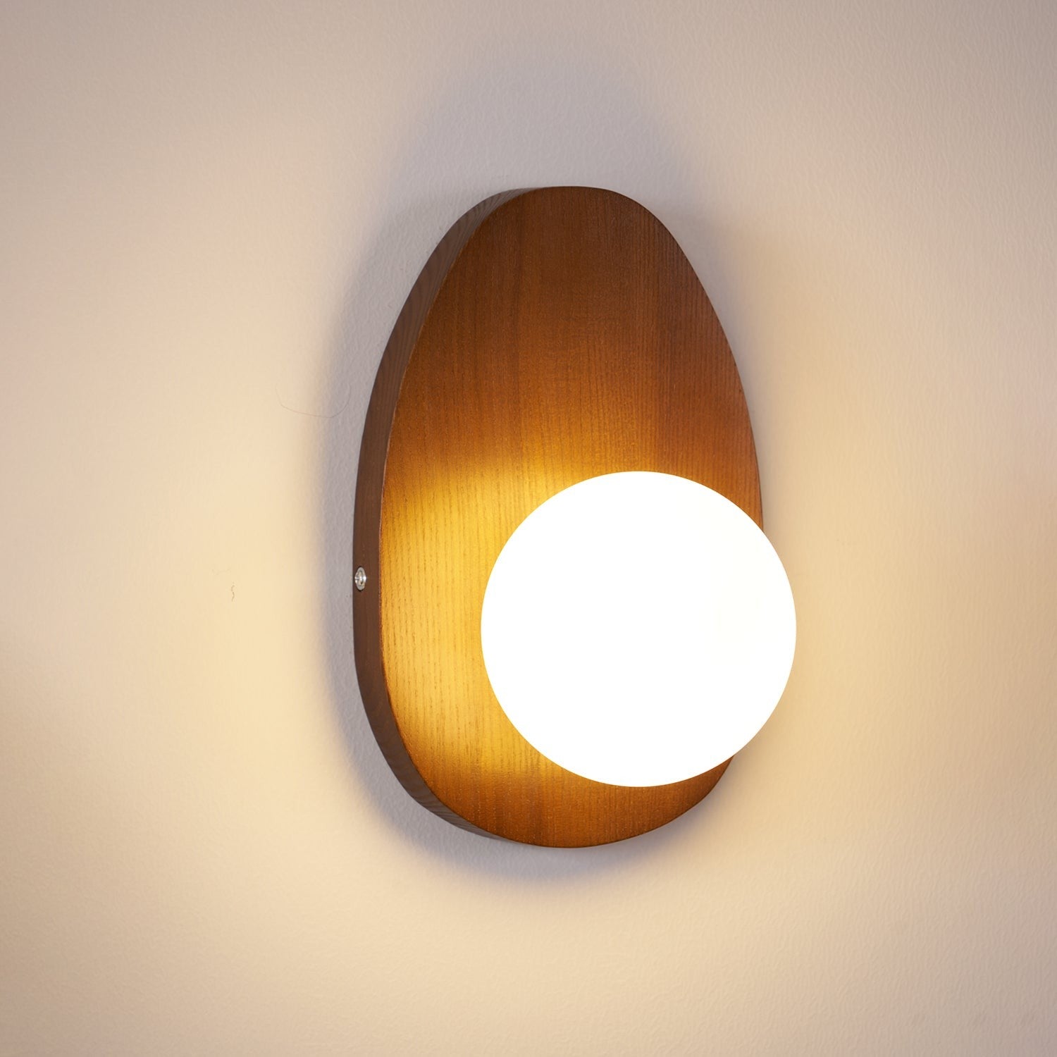 Walnora Globe Wall Lamp