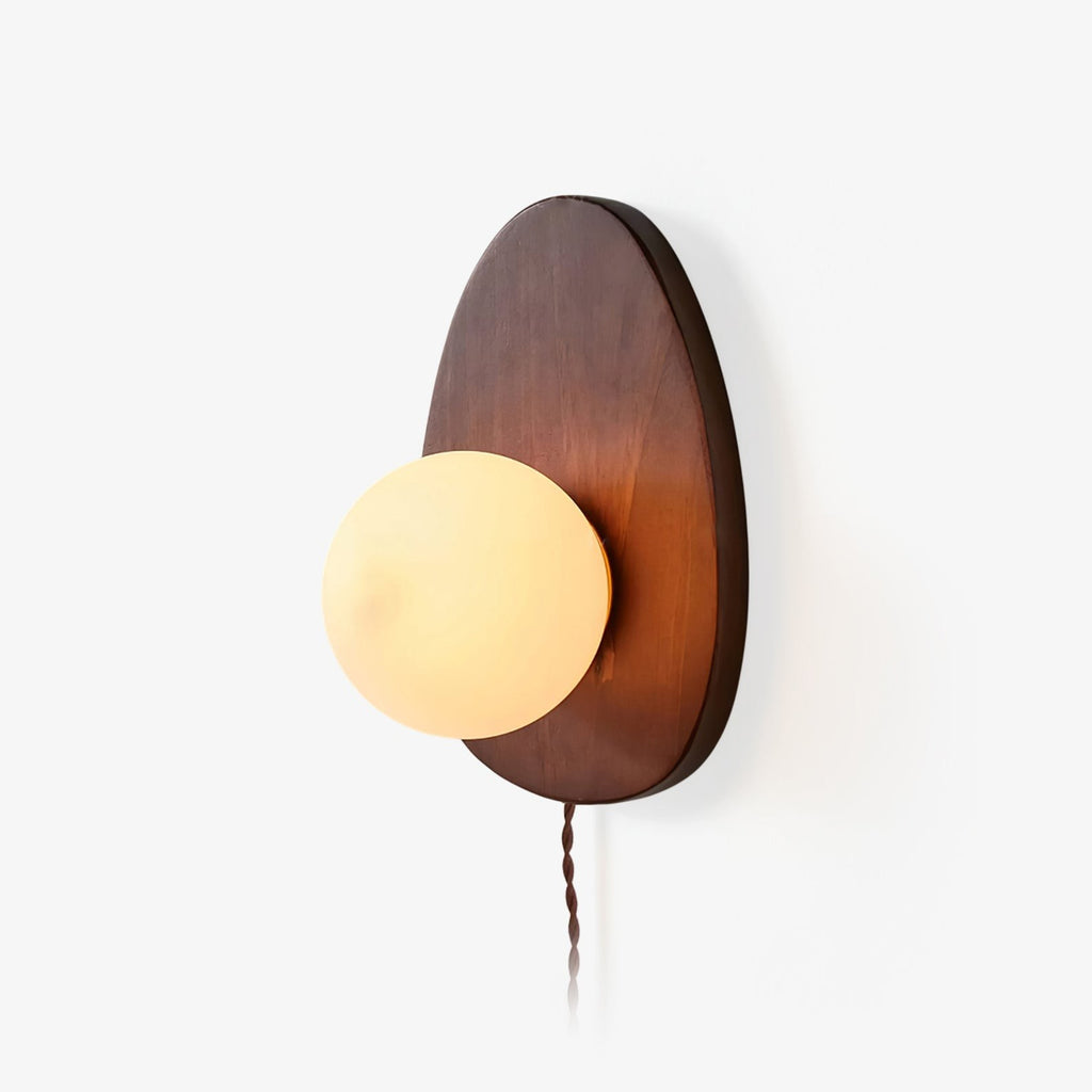 Walnora Globe Wall Lamp