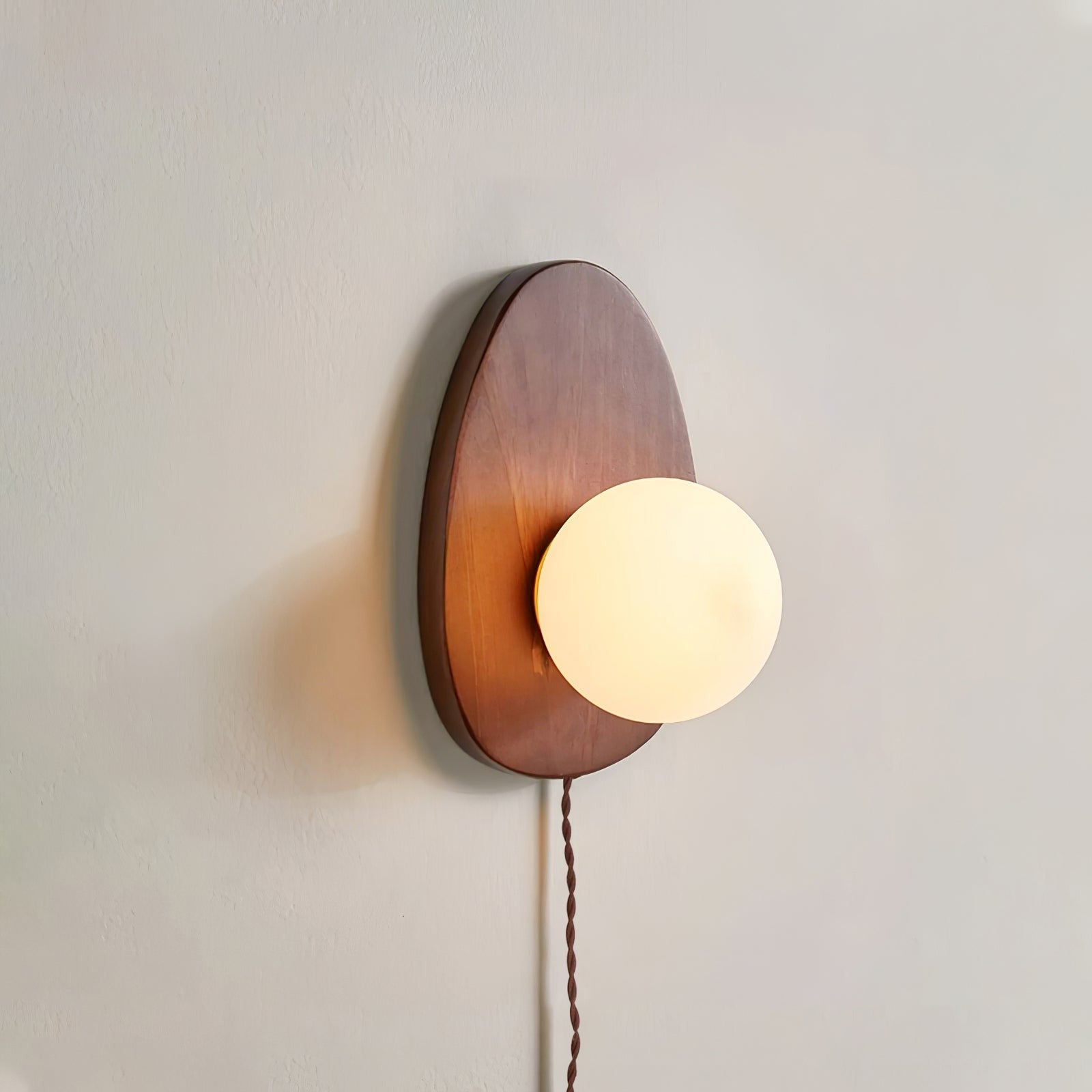 Walnora Globe Wall Lamp