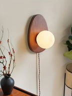 Walnora Globe Wall Lamp