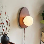 Walnora Globe Wall Lamp