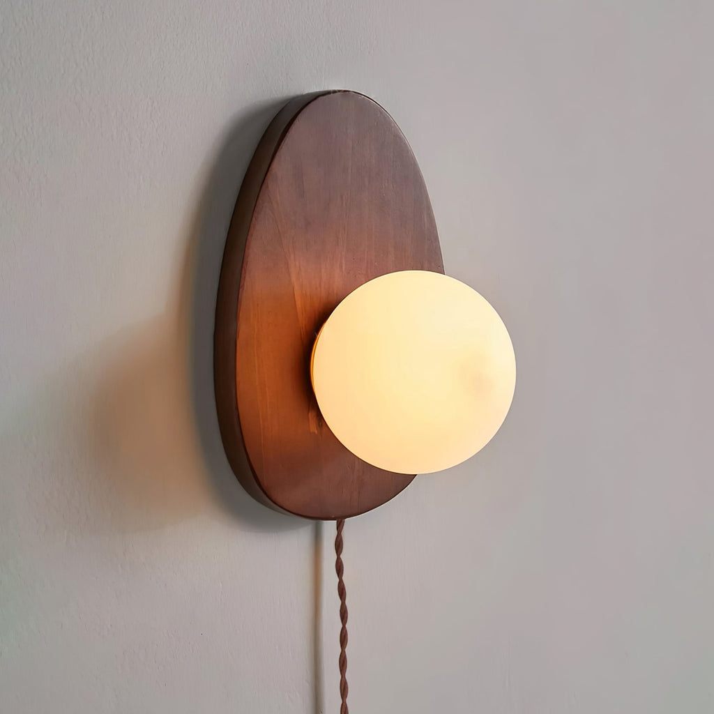 Walnora Globe Wall Lamp