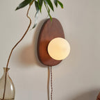Walnora Globe Wall Lamp