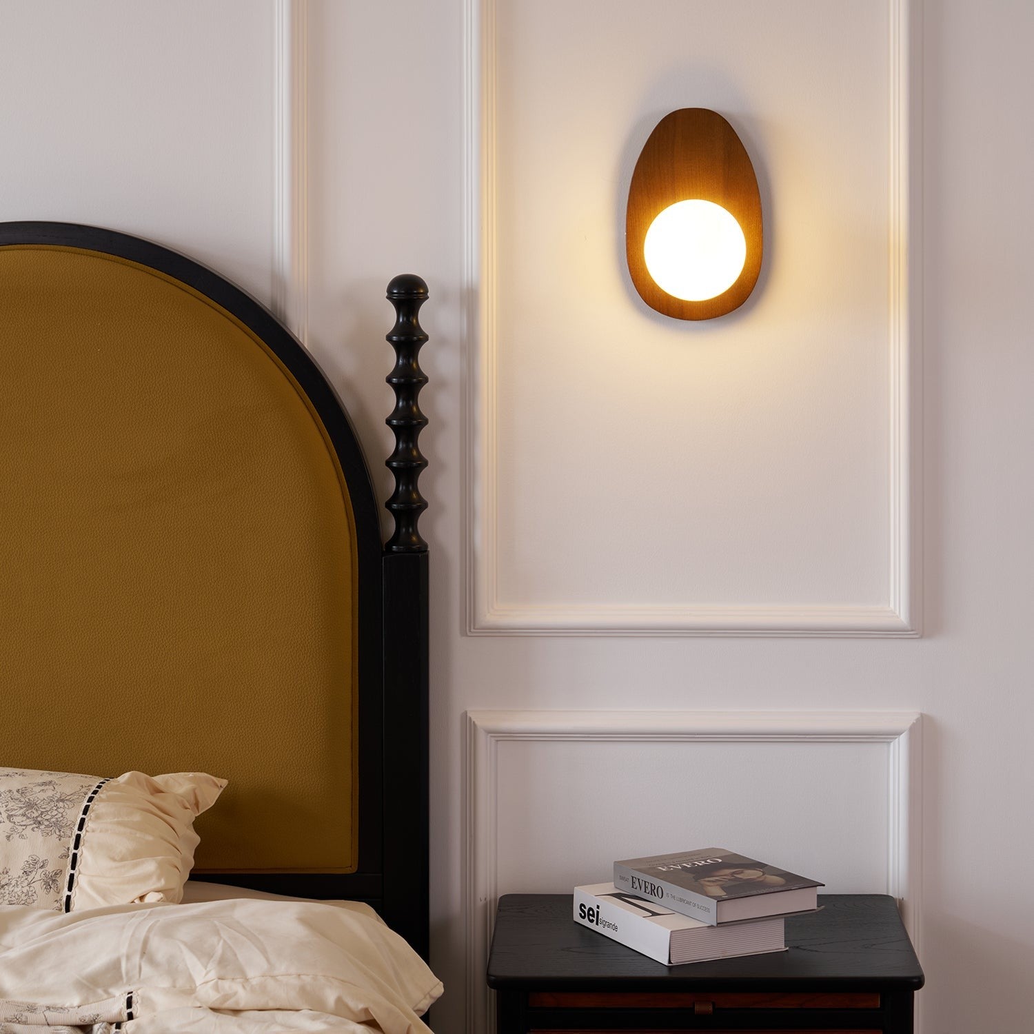 Walnora Globe Wall Lamp