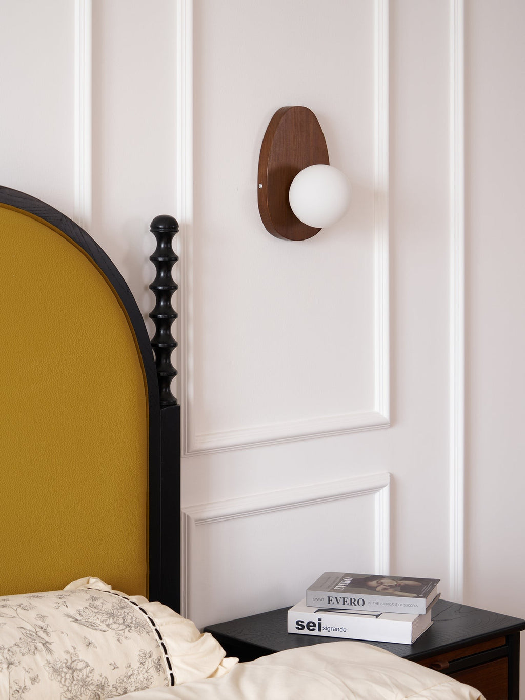 Walnora Globe Wall Lamp
