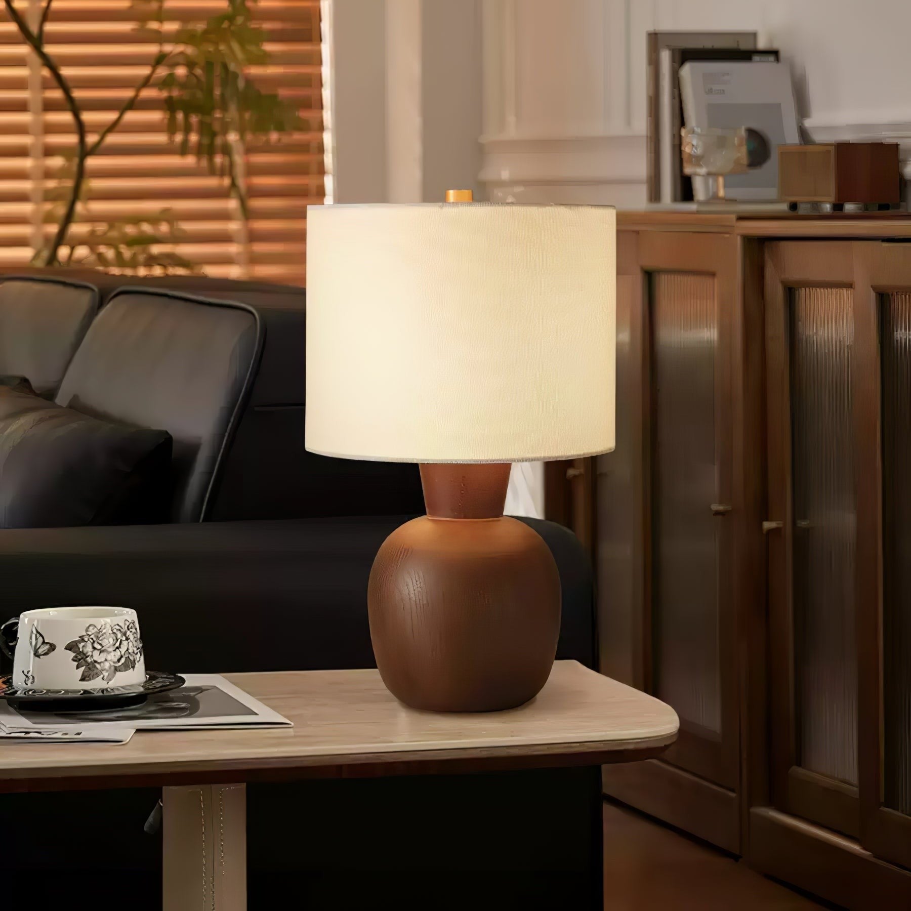 Warmwood Hearth Table Lamp