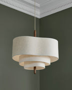 Wave Ladder Linen Pendant Light