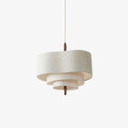 Wave Ladder Linen Pendant Light