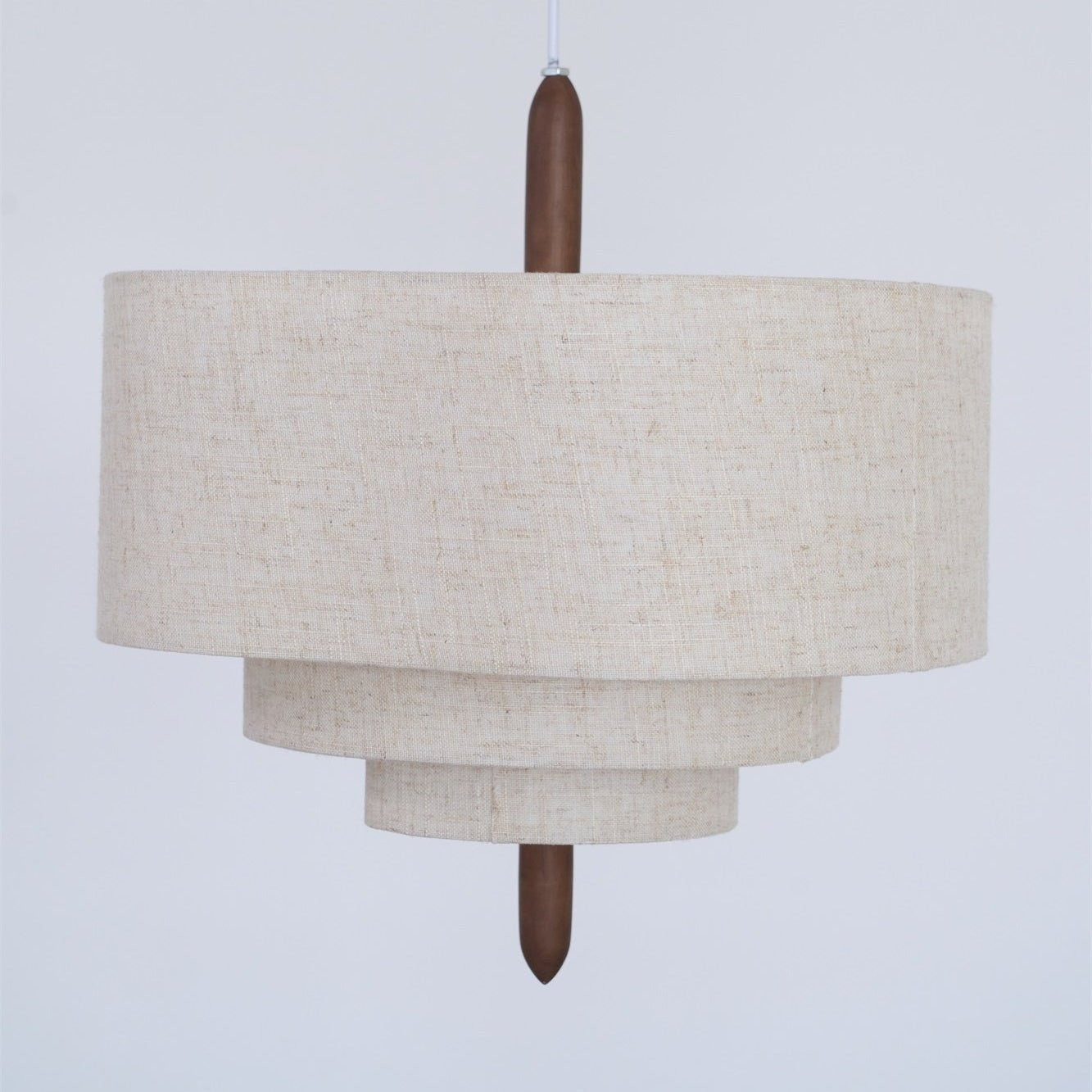 Wave Ladder Linen Pendant Light